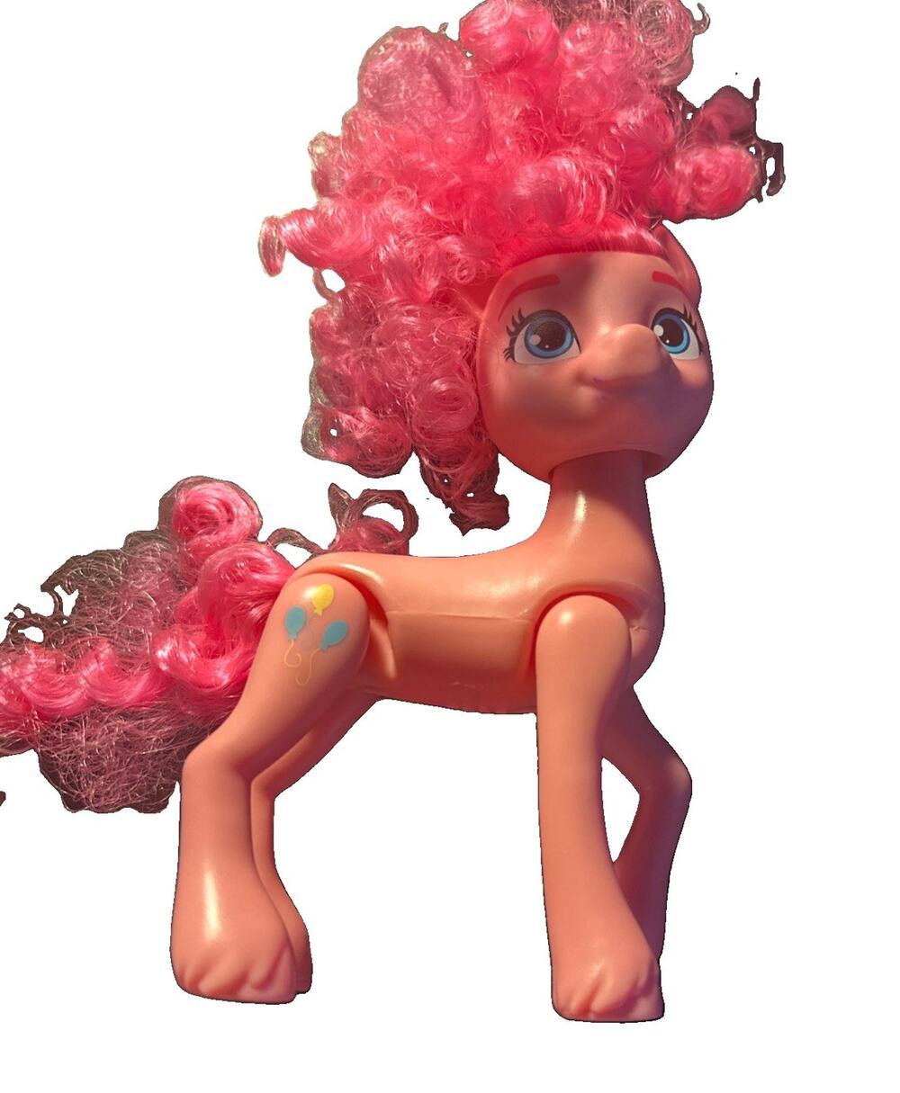 My Little Pony Rainbow Celebration Pinkie Pie G5 Poseable MLP Brushable Figure
